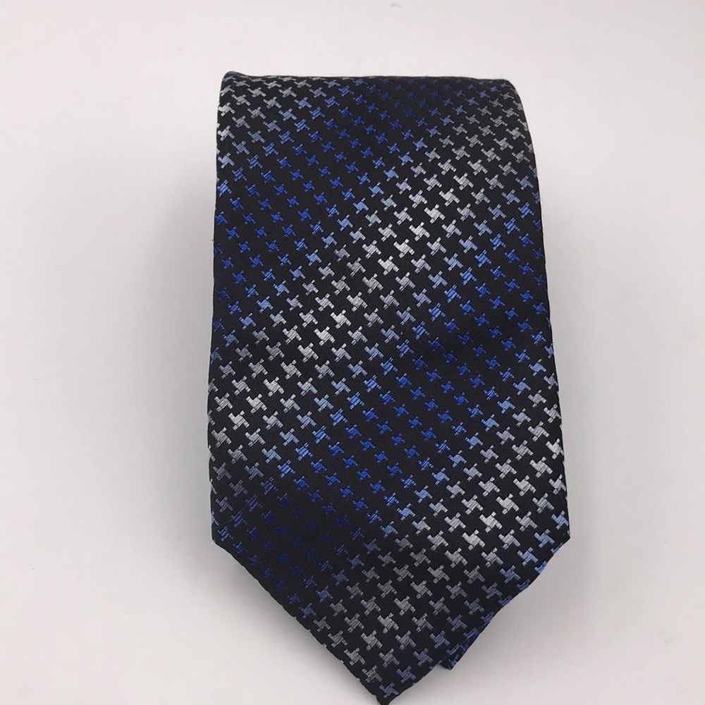 NWOT Via Regina Silk Tie Blue Italy